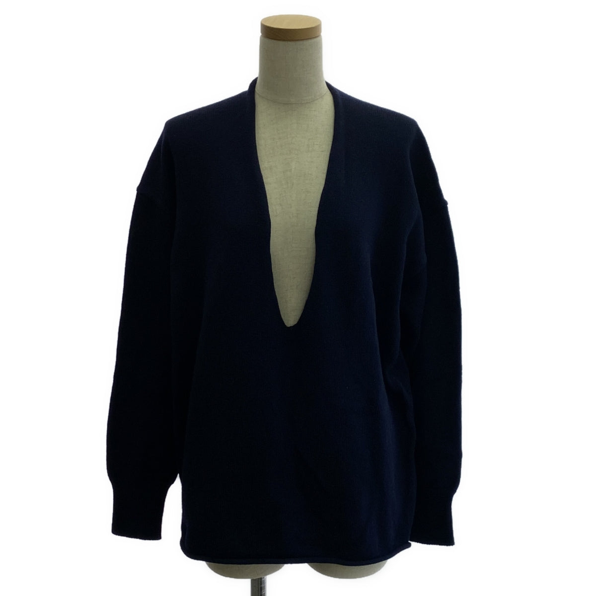 ETRE TOKYO | V領寬鬆針織 | F | 海軍藍 | 女款