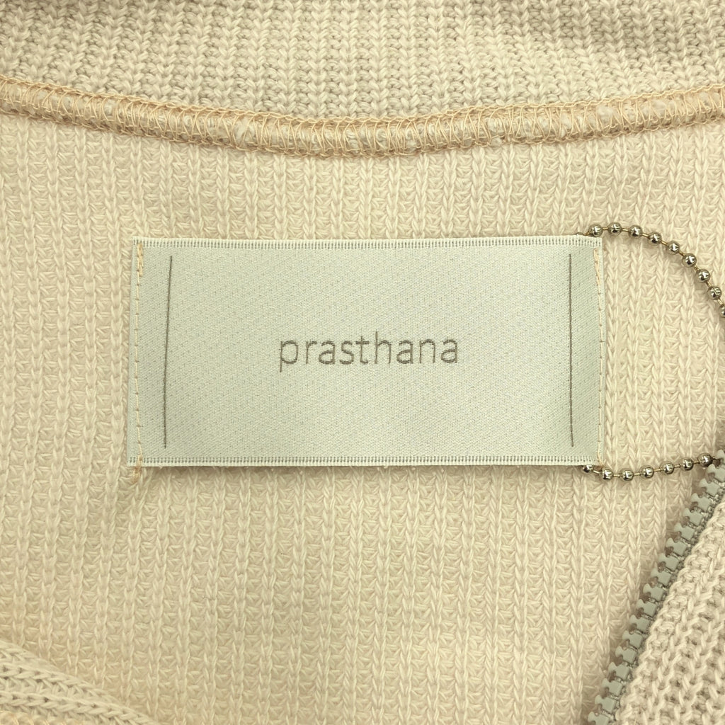 【신품】 prasthana / 프라스타나 | rib knit slit vest 베스트 | M | 그라지 | 남성