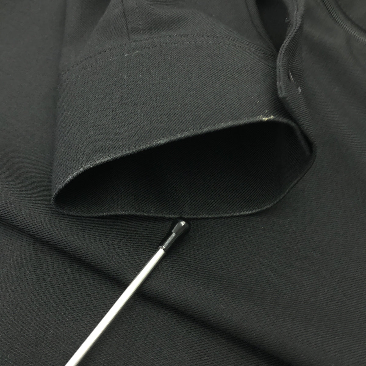 Ground Y / グラウンドワイ | 2021AW | ウールギャバジン ジップアップ シャツ | 3 | ブラック | メンズ