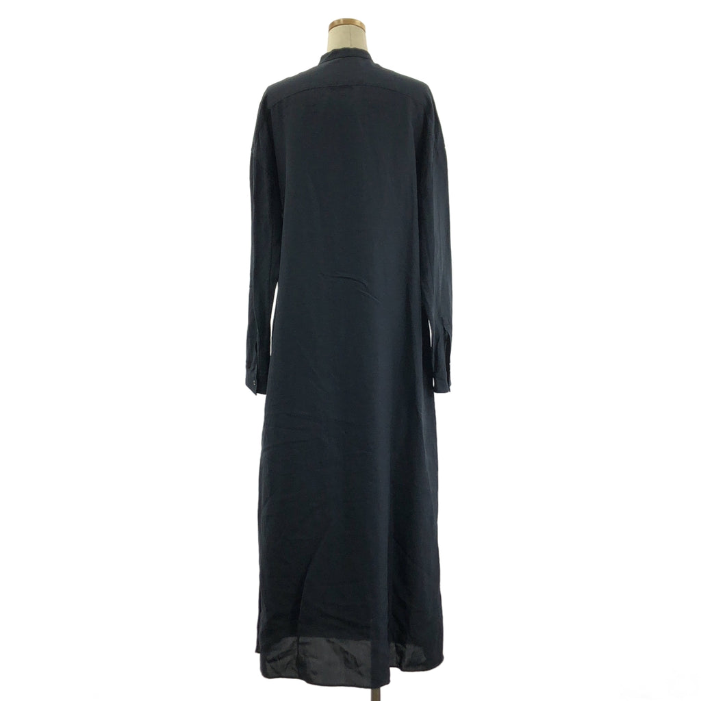 JIL SANDER / 질썬더 | 레이온 린넨 밴드 컬러 셔츠 원피스 | 32 |