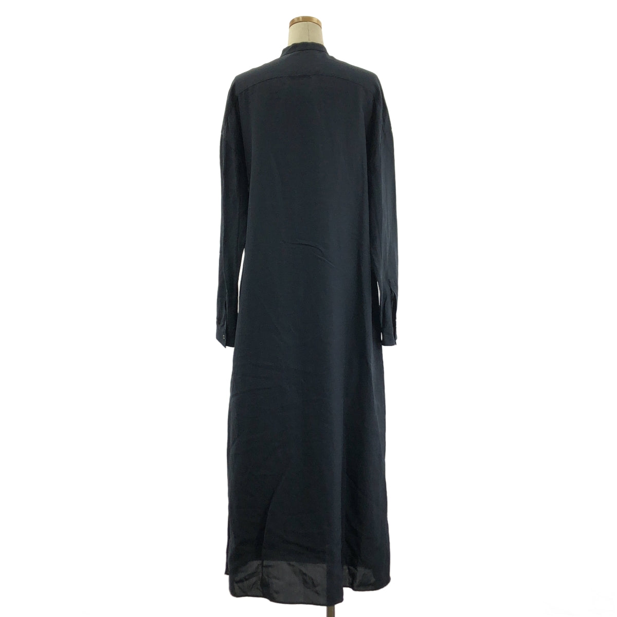 JIL SANDER / 질썬더 | 레이온 린넨 밴드 컬러 셔츠 원피스 | 32 |