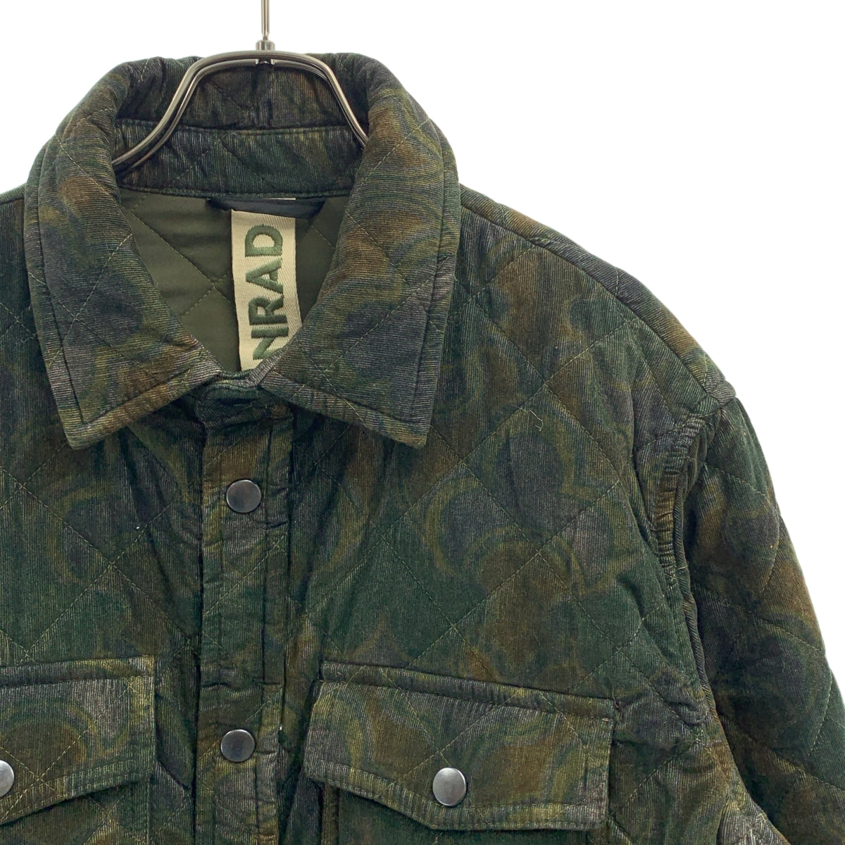 KONRAD / 콘래드 | ARTS &amp; SCIENCE 취급 총 무늬 퀼팅 오버 재킷 | M | 남성