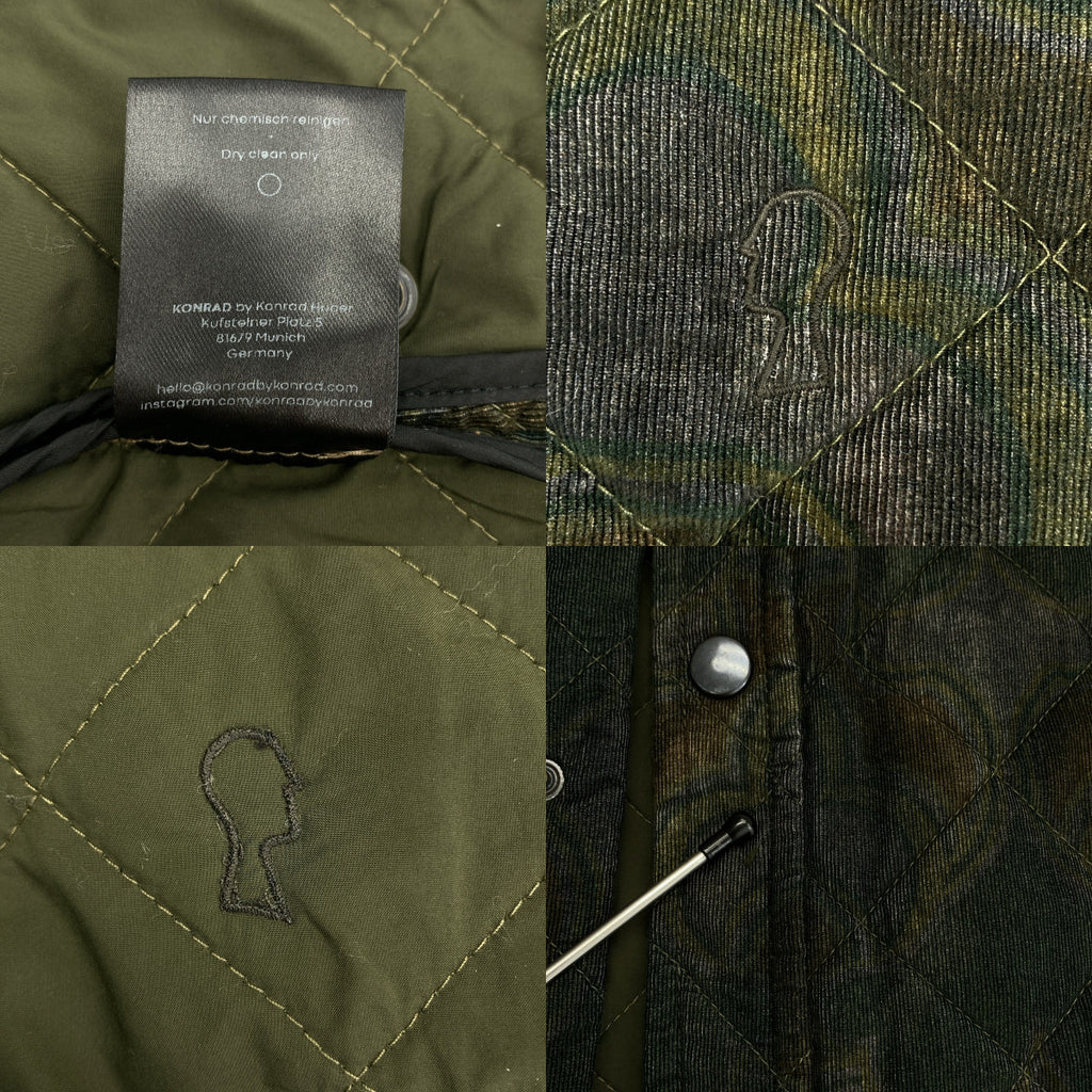 KONRAD / 콘래드 | ARTS &amp; SCIENCE 취급 총 무늬 퀼팅 오버 재킷 | M | 남성