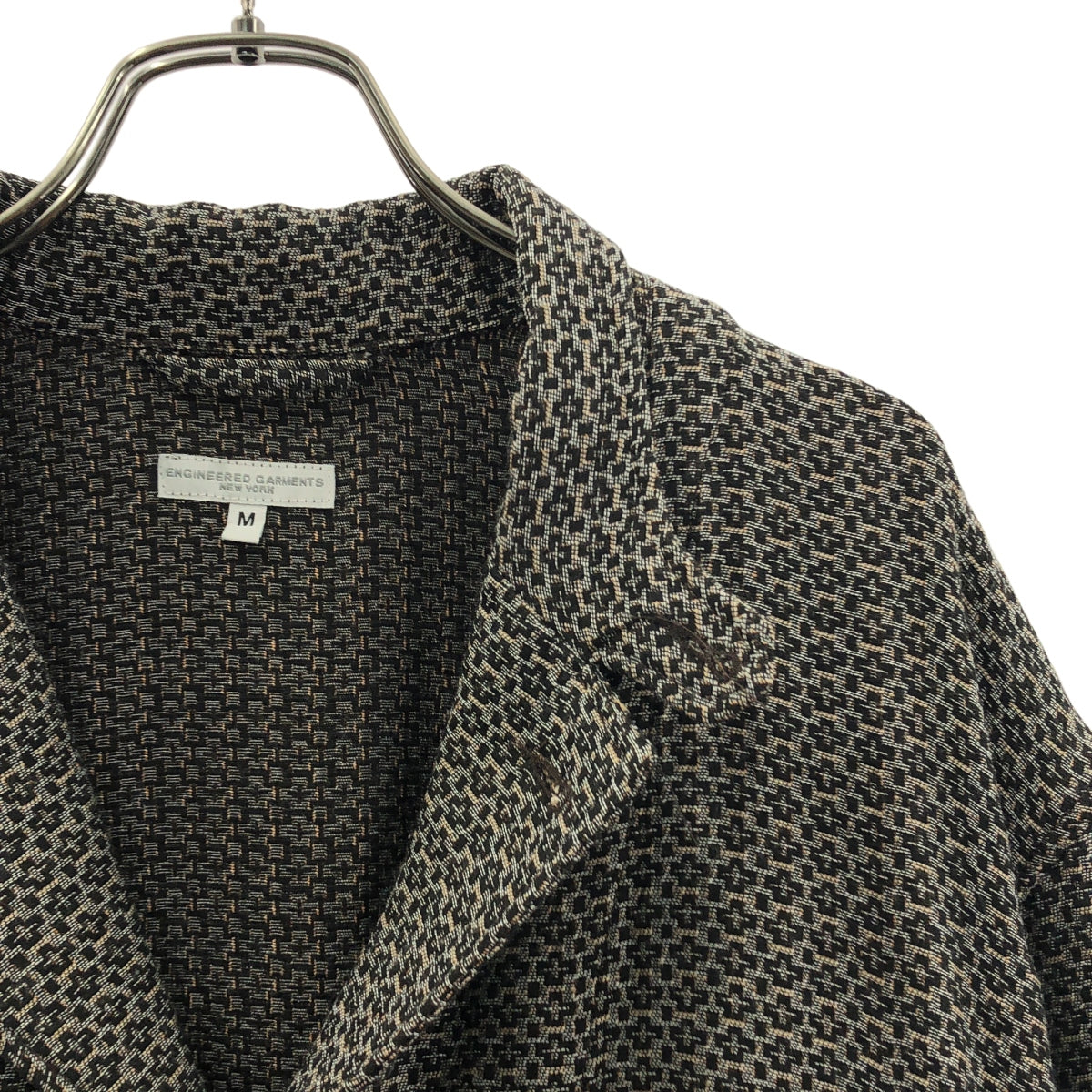 Engineered Garments / 엔지니어드 가먼츠 | Loiter Jacket Basketweave Cross Dobby 도비 직물 총 무늬 로이터 재킷 |