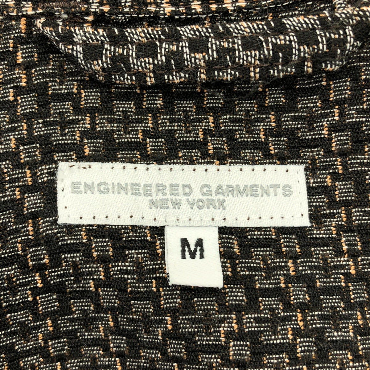 Engineered Garments / 엔지니어드 가먼츠 | Loiter Jacket Basketweave Cross Dobby 도비 직물 총 무늬 로이터 재킷 |
