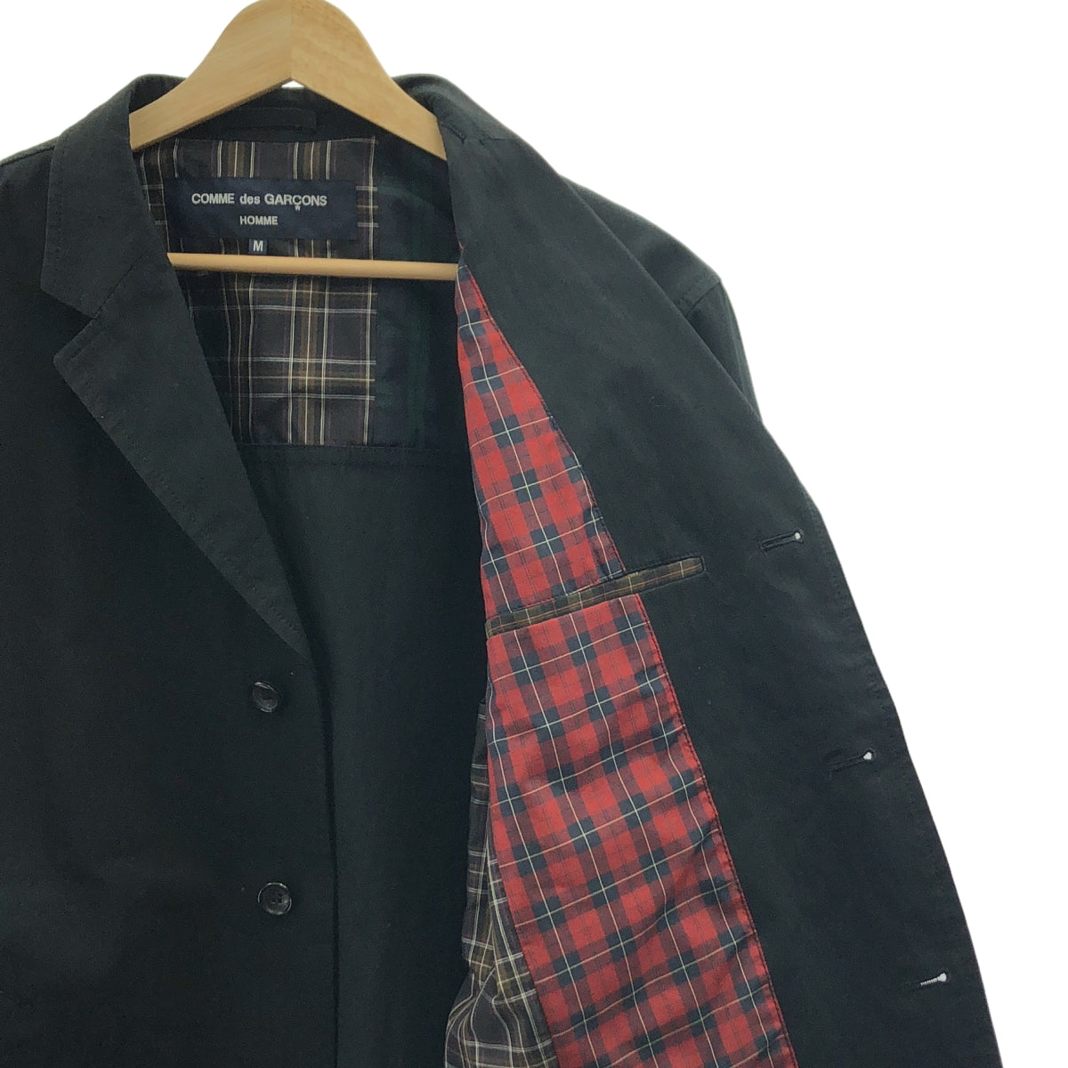 COMME des GARCONS HOMME / コムデギャルソンオム | 2021SS | コットン ナイロン テーラードジャケット | M |