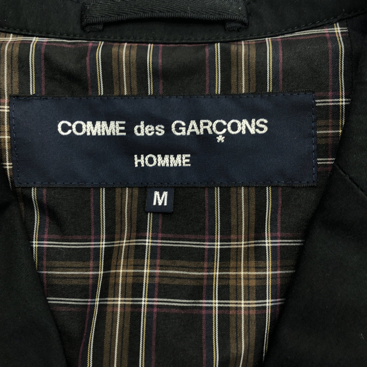 COMME des GARÇONS HOMME | 2021 春夏 |棉尼龍訂製外套 |尺寸 M |海軍|男士