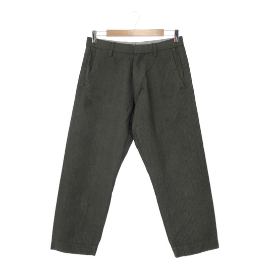 ANSNAM / Ansnam | teleng striped cropped striped pants | 2 | Gray | Men's