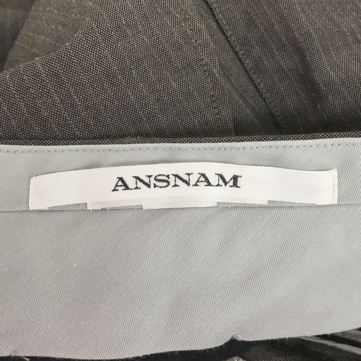 安斯南 / 安斯南 | teleng 條紋七分褲 | 2 |灰色 |男士