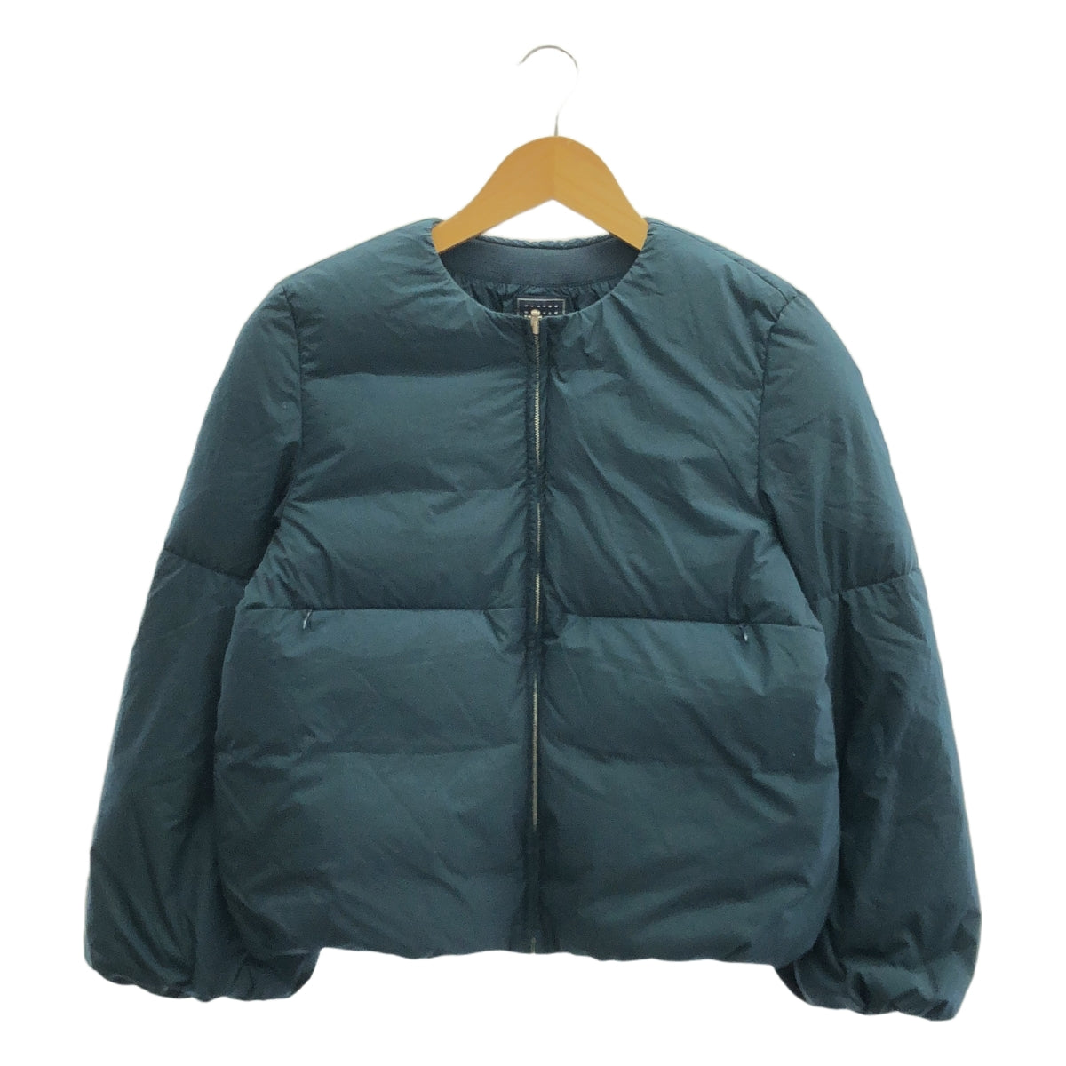 [狀況良好] mina perhonen / mina perhonen |玻璃紙羽絨外套| 38 |綠色|女性的