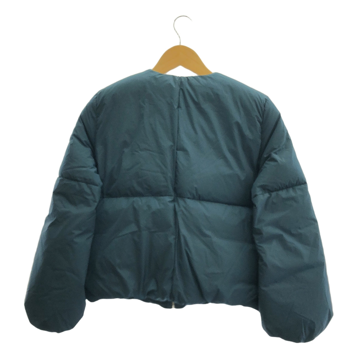 [狀況良好] mina perhonen / mina perhonen |玻璃紙羽絨外套| 38 |綠色|女性的