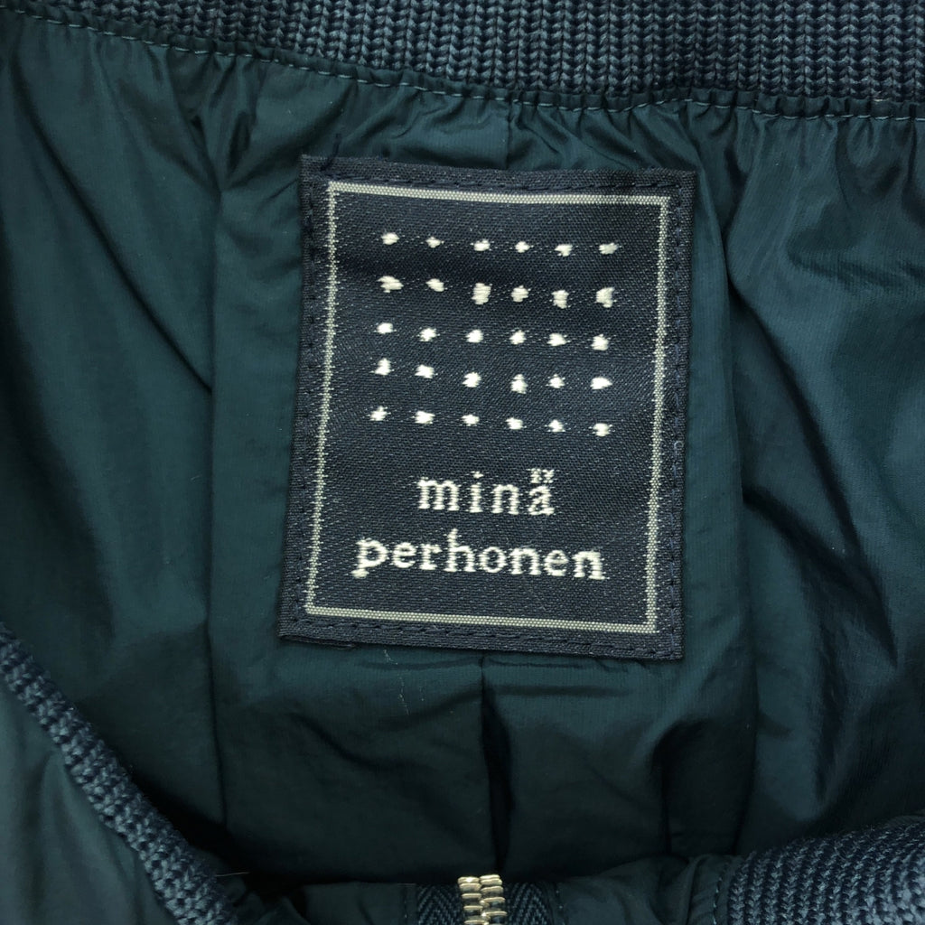 [狀況良好] mina perhonen / mina perhonen |玻璃紙羽絨外套| 38 |綠色|女性的