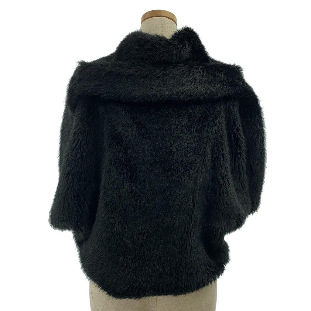 tricot COMME des GARCONS / トリココムデギャルソン | 2004AW | 変形 フルジップ ファー ジャケット / 総柄裏地 | M | レディース