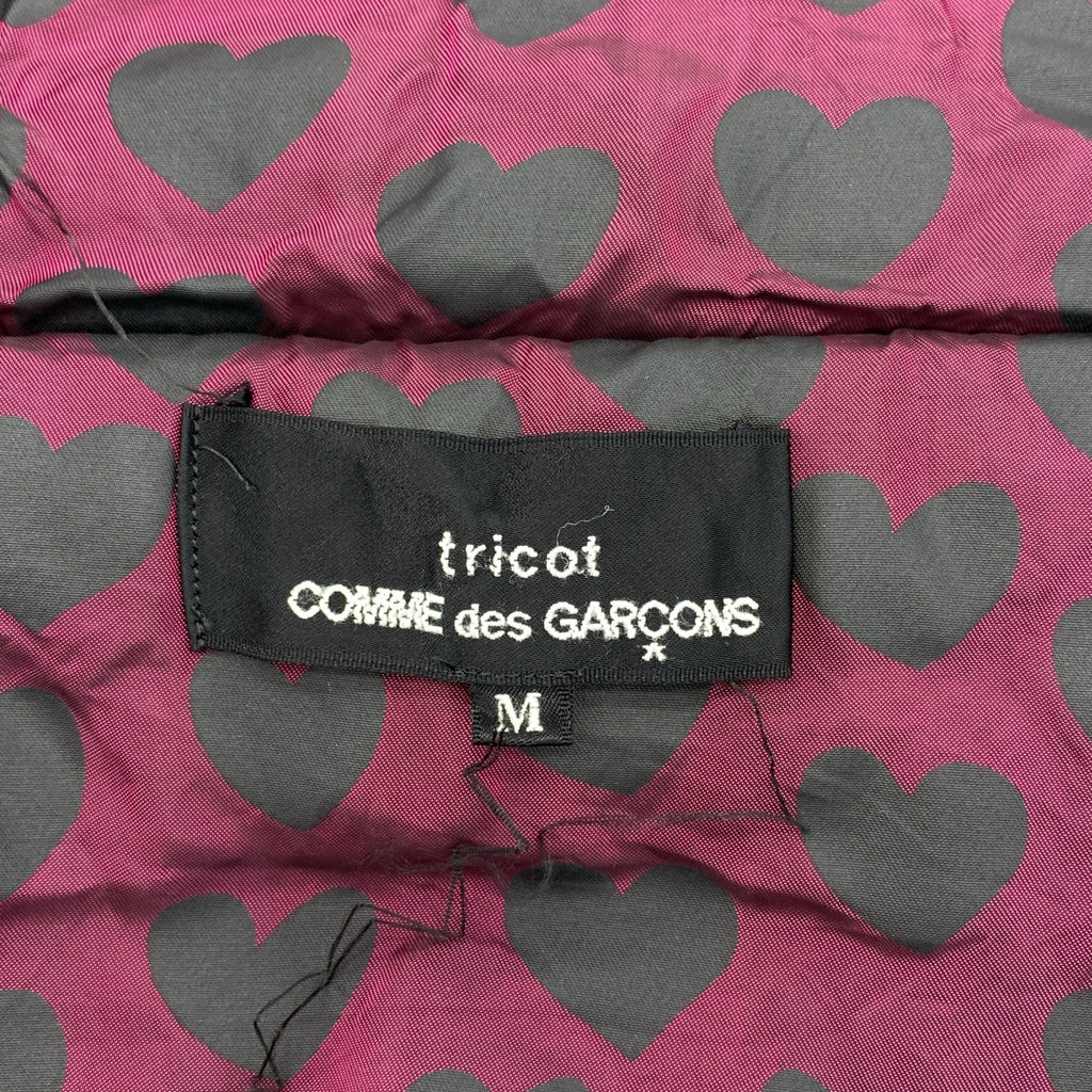 tricot COMME des GARCONS / トリココムデギャルソン | 2004AW | 変形 フルジップ ファー ジャケット / 総柄裏地 | M | レディース