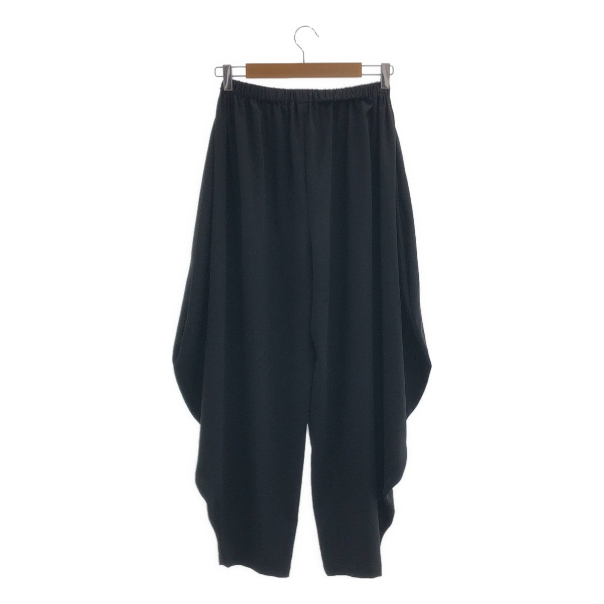 [狀況極佳] ENFOLD | 2023 春夏系列 | 圓形垂墜褲 | 36 碼 | 黑色 | 女款