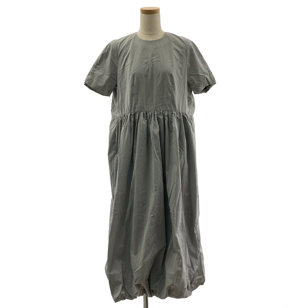 SHE Tokyo / 시토쿄 | 개더 볼륨 백 Zip 풍선 드레스 원피스 | F |