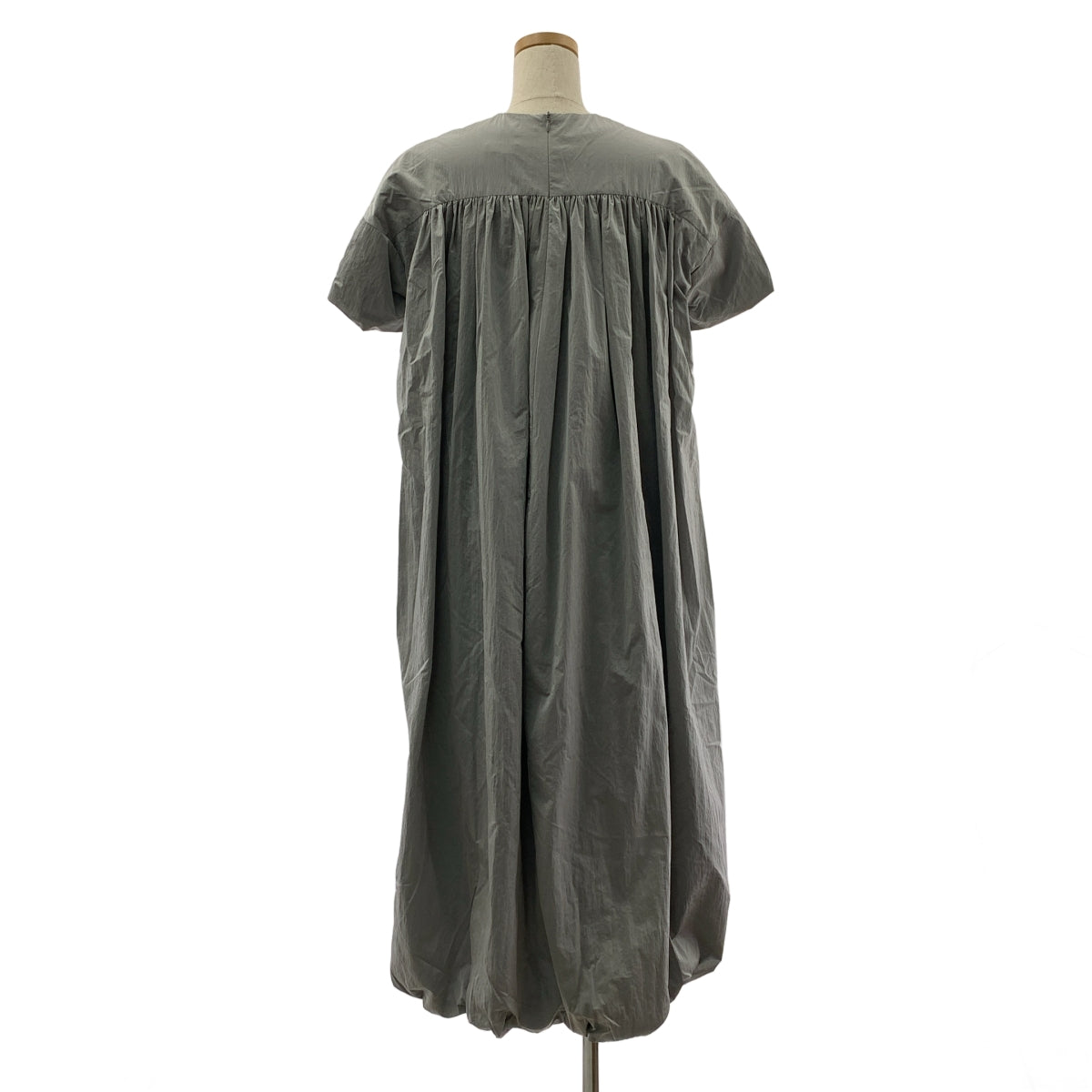 SHE Tokyo / シートーキョー | ギャザー ボリューム バックジップ バルーン ドレス ワンピース | F |