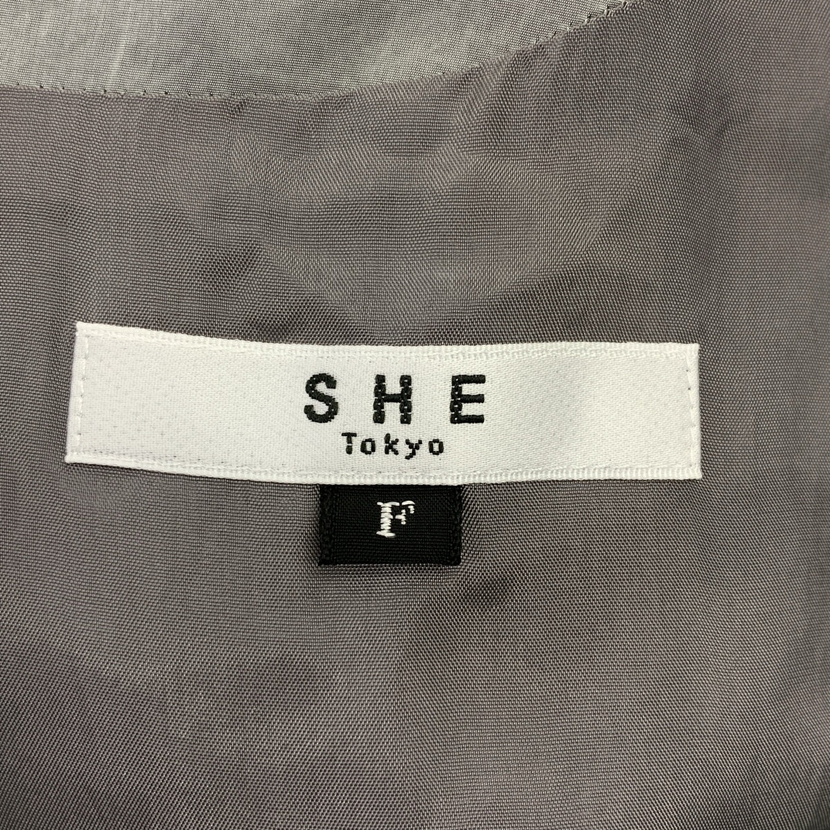 SHE Tokyo / シートーキョー | ギャザー ボリューム バックジップ バルーン ドレス ワンピース | F |