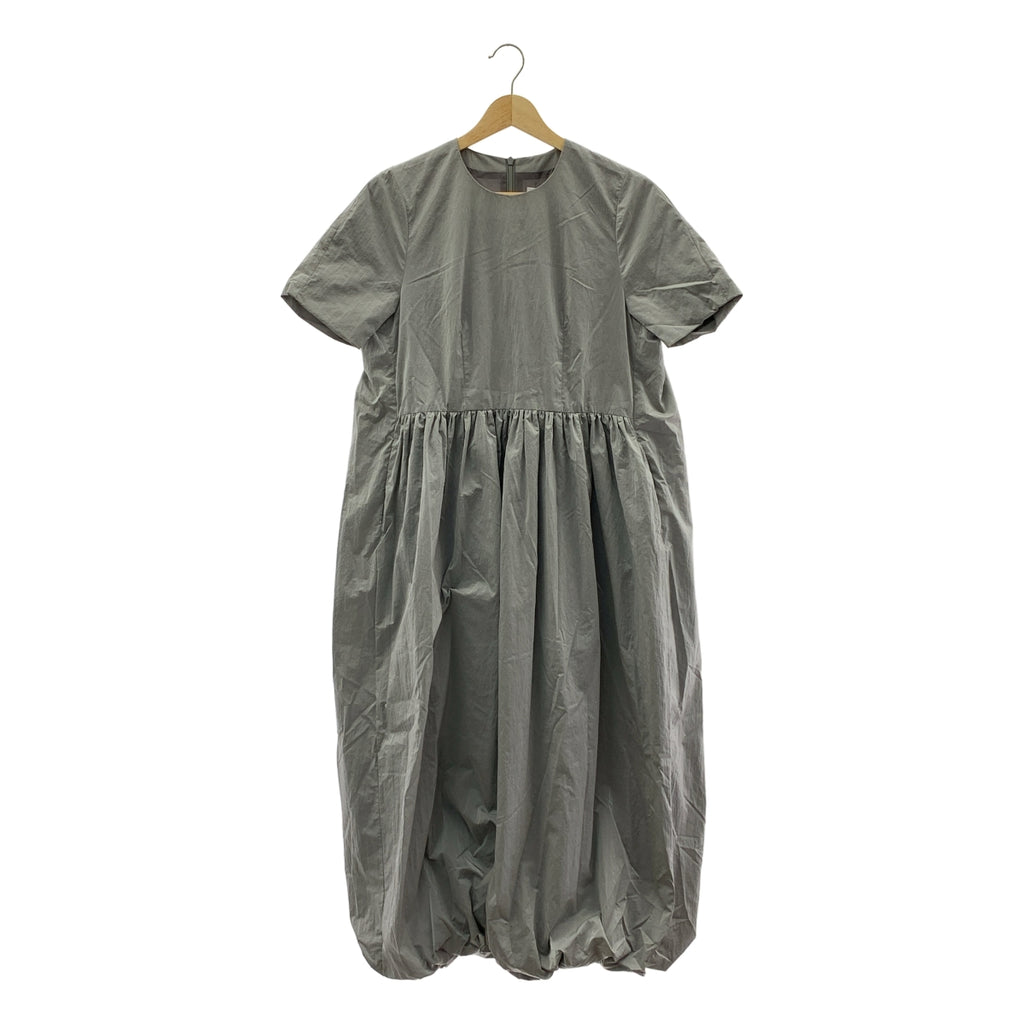 SHE Tokyo / 시토쿄 | 개더 볼륨 백 Zip 풍선 드레스 원피스 | F |