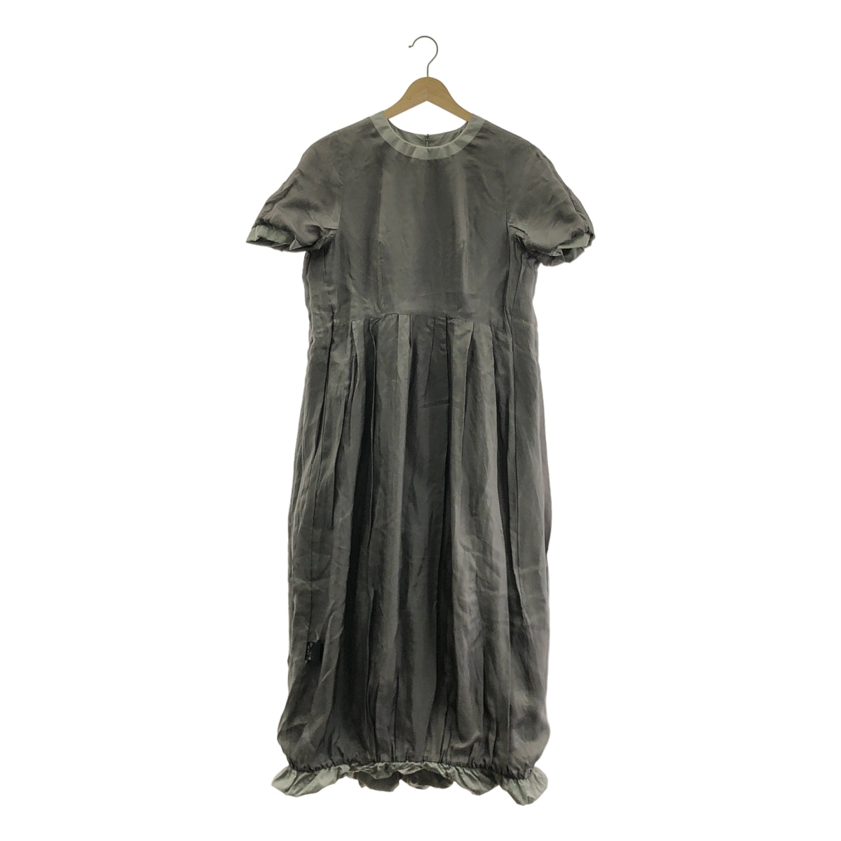 SHE Tokyo / 시토쿄 | 개더 볼륨 백 Zip 풍선 드레스 원피스 | F |