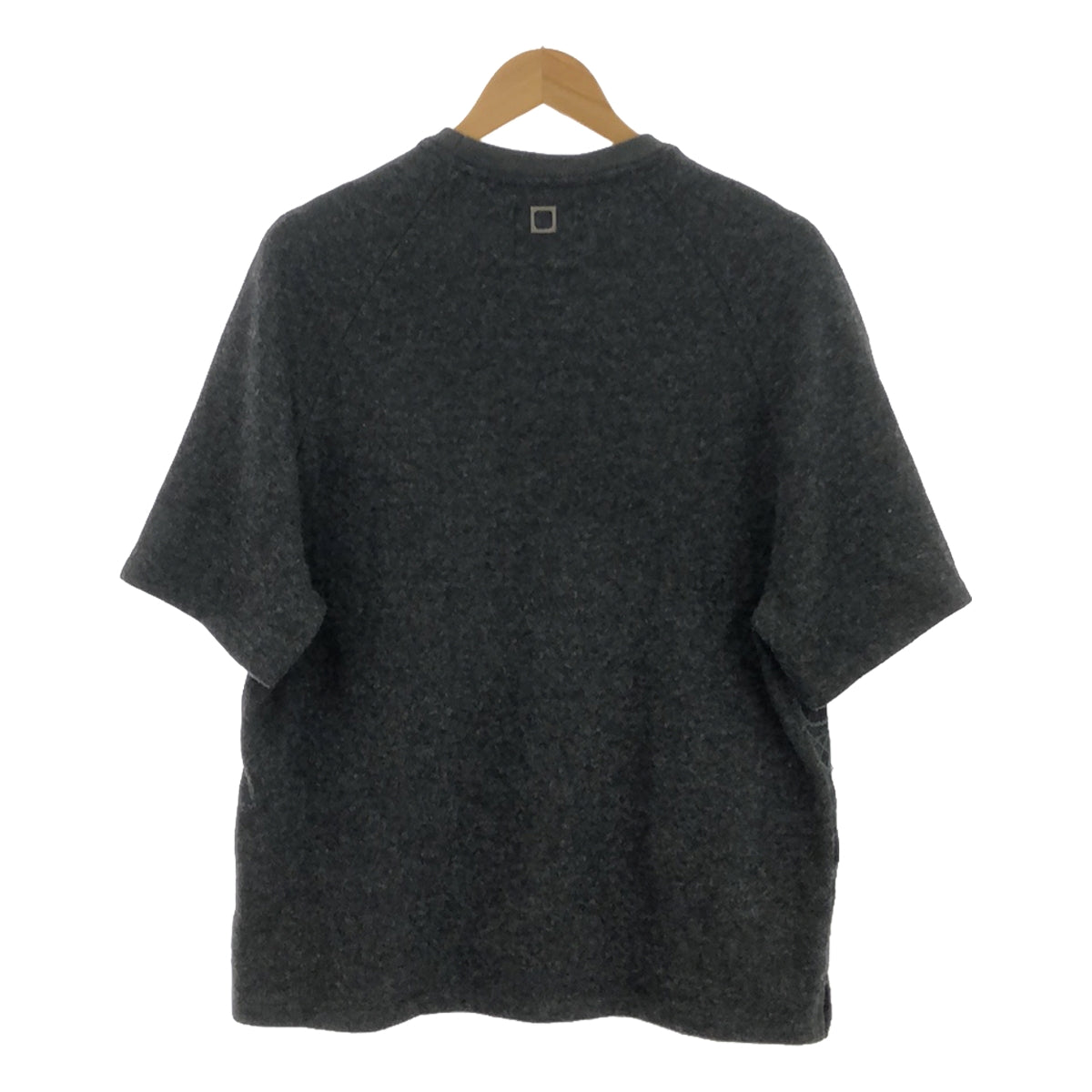 wooyoungmi | Wool embroidered crew neck top | 50 | Gray\Green | Men's