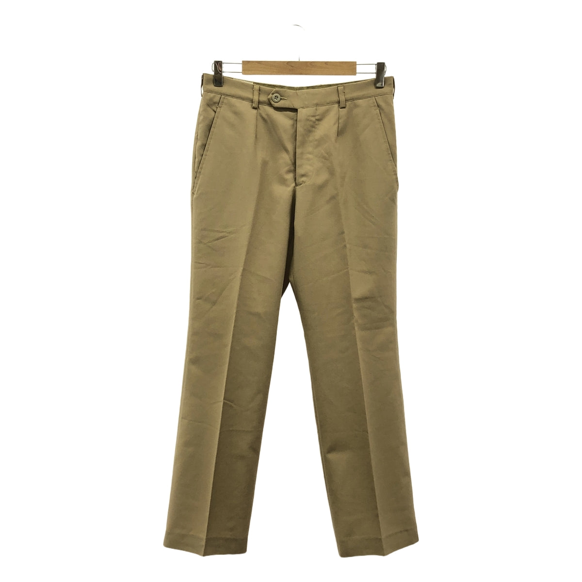 FRENCH ARMY / フランス軍 | 70s ヴィンテージ PAUL BOYE 1タック スラックス | 80C | ベージュ | メンズ
