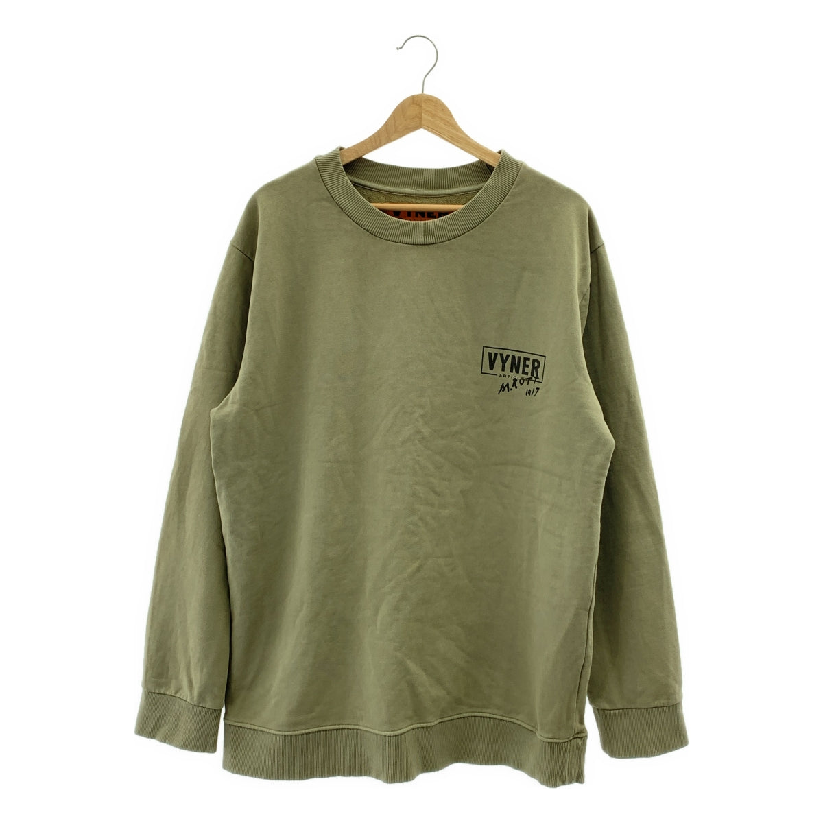 VYNER ARTICLES | 有機棉印花圓領衛衣 | L碼 | 男士