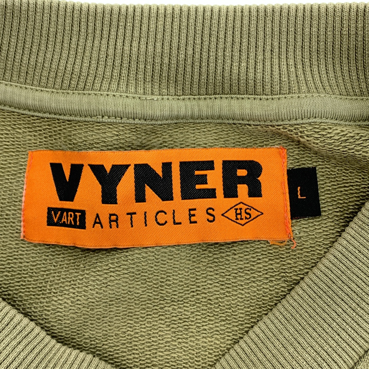 VYNER ARTICLES | 有機棉印花圓領衛衣 | L碼 | 男士