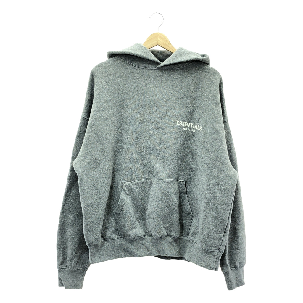 FOG ESSENTIALS / エフオージーエッセンシャルズ | ロゴプリント スウェットパーカー | S | グレー | メンズ
