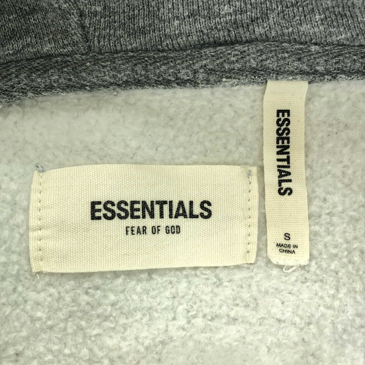 FOG ESSENTIALS / エフオージーエッセンシャルズ | ロゴプリント スウェットパーカー | S | グレー | メンズ
