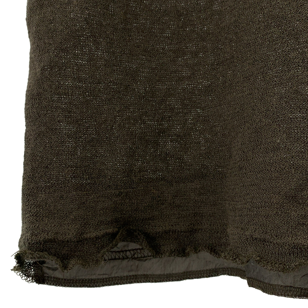 Y's / Y's Yohji Yamamoto | 2011秋冬系列 | 亞麻拉鍊網眼針織衫 | 3碼 | 女款