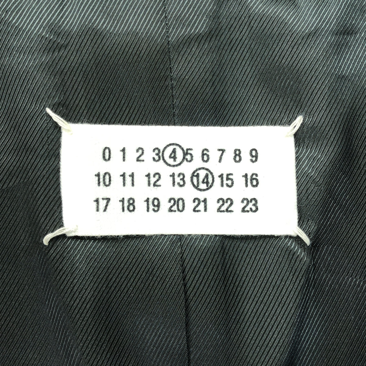 [狀況良好] Maison Margiela | 2024SS |羊毛條紋西裝外套 / 雙層夾克 / 全襯裡 | 42 |灰色 |女性的