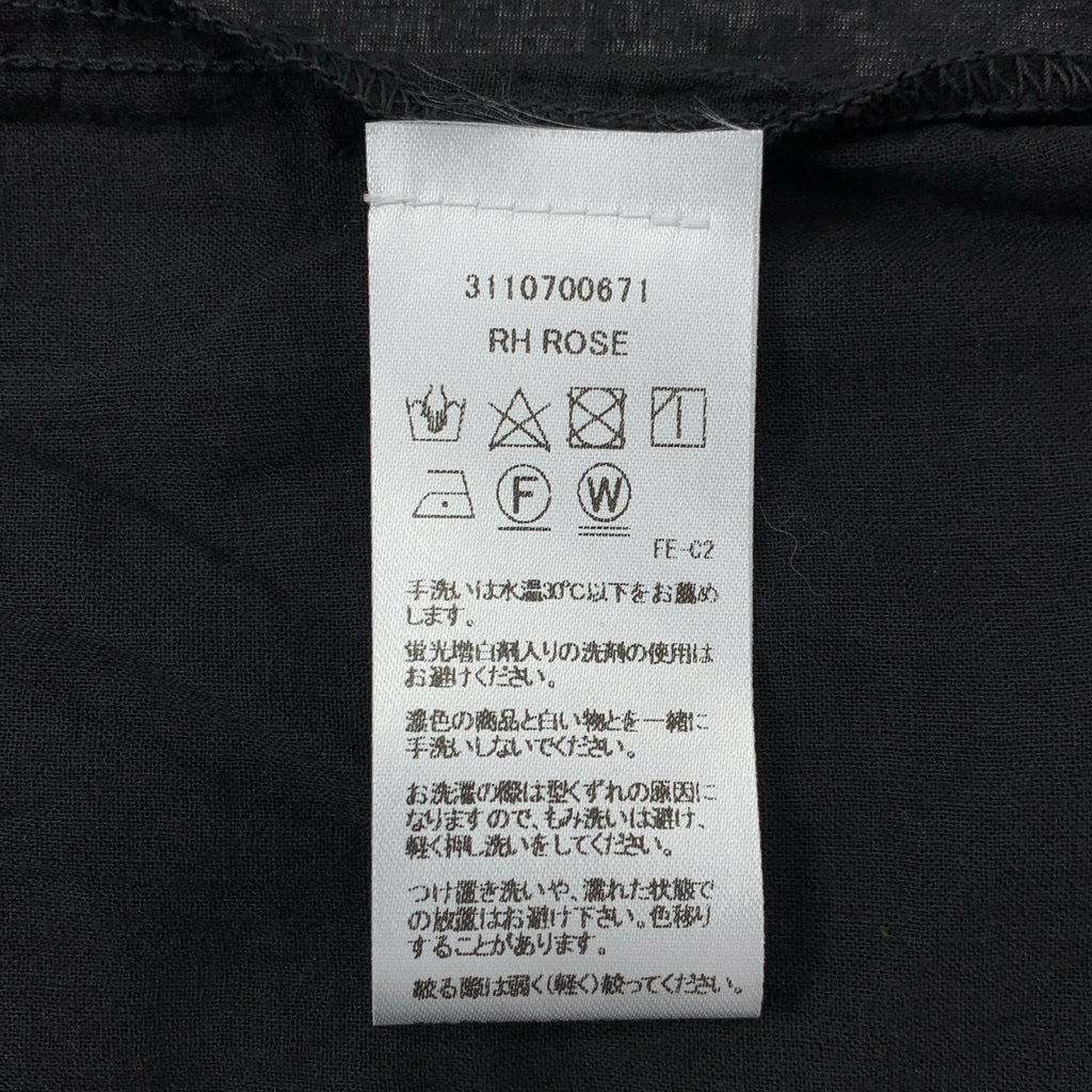 Frank&Eileen / フランクアンドアイリーン | × Ron Herman / ロンハーマン RH ROSE / コットン 染め加工 シャツ ブラウス | XS |