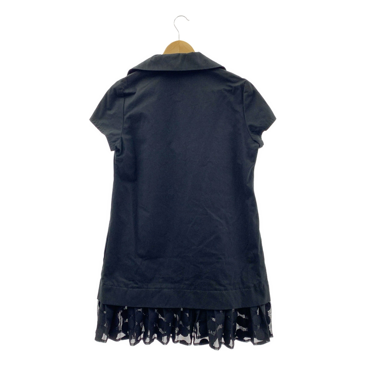 LIMI feu / 리미푸 | 키넥 튤 프릴 튜닉 블라우스 | S | 여성