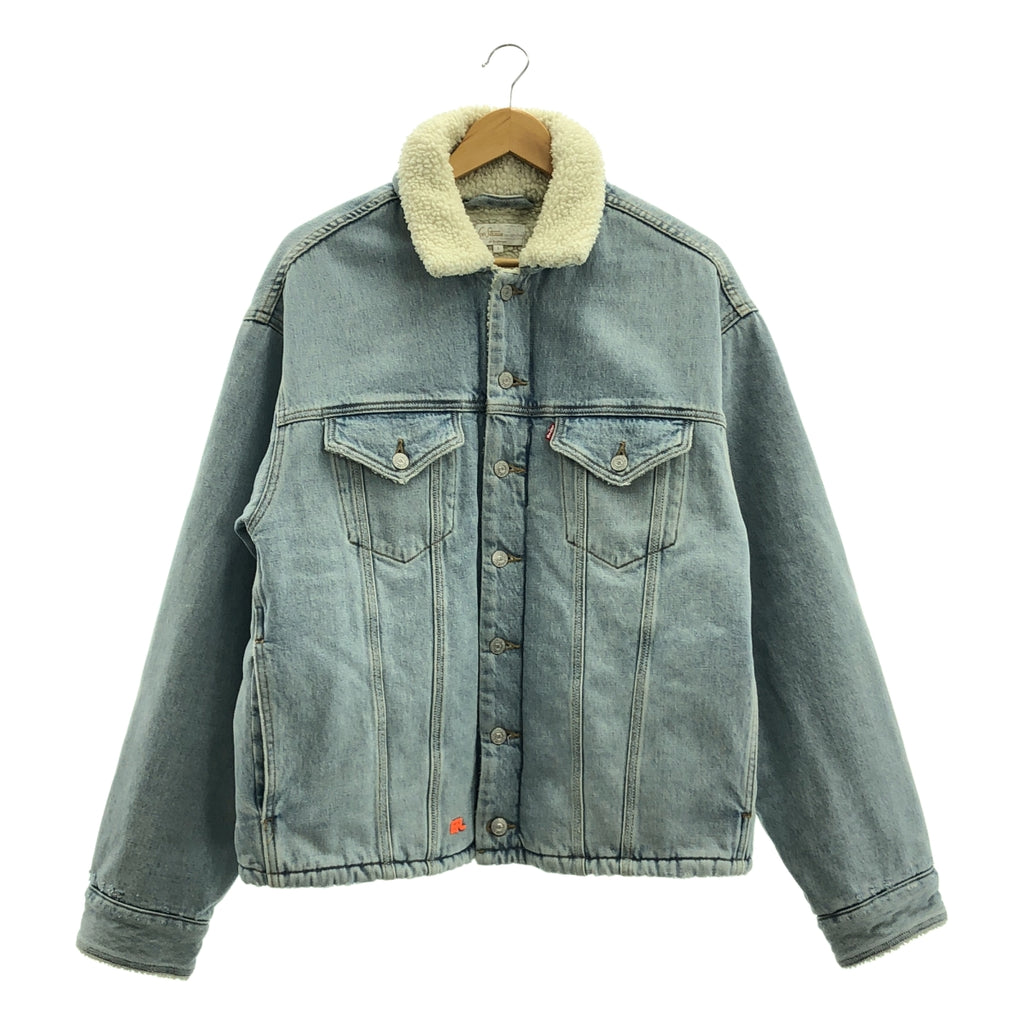 ERL / イーアールエル | × Lev's リーバイス Sherpa Trucker DENIM シェルパ トラッカー ボア デニムジャケット | L | メンズ