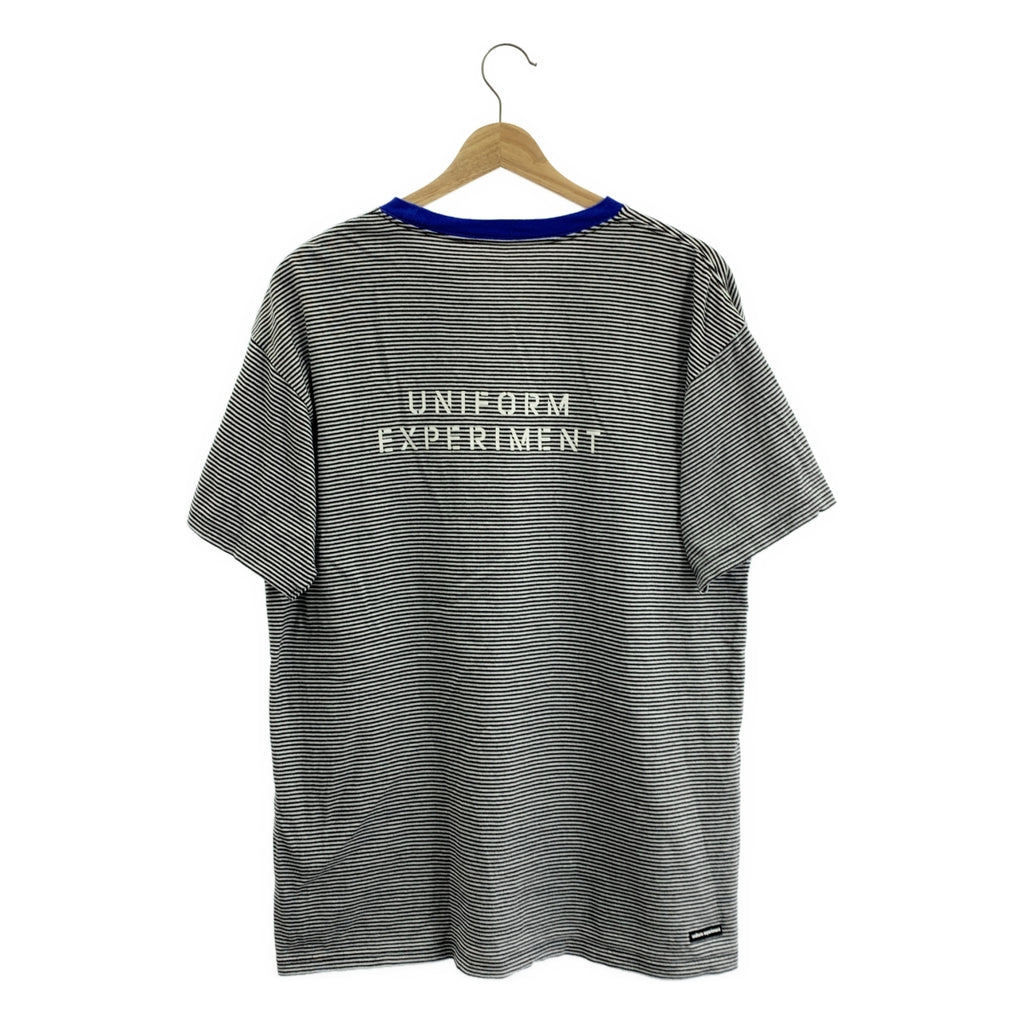 uniform experiment / ユニフォームエクスペリメント | 2022SS | S/S TRIM COLOR BORDER TEE / 両面ロゴ Tシャツ カットソー | 2 | メンズ