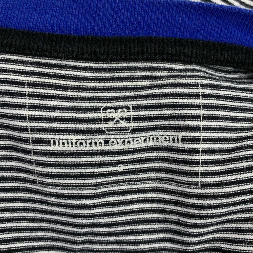 uniform experiment / ユニフォームエクスペリメント | 2022SS | S/S TRIM COLOR BORDER TEE / 両面ロゴ Tシャツ カットソー | 2 | メンズ