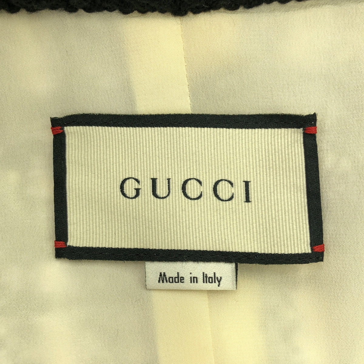 GUCCI / 구찌 | 2021AW | 리조트 컬렉션 체크 프린지 트위드 노 컬러 재킷 | 블랙/화이트 | 여성