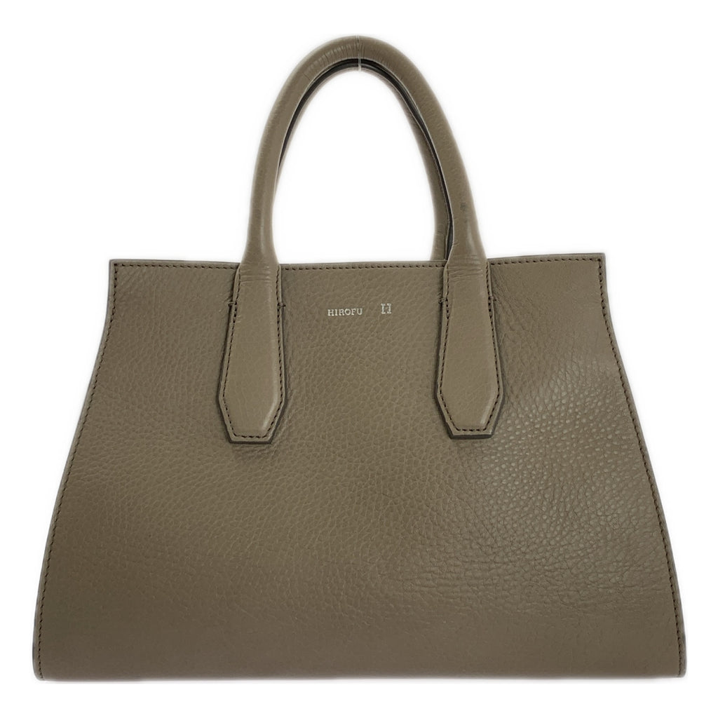 HIROFU / 히로후 | H 로고 시보 가죽 가죽 핸드백 |