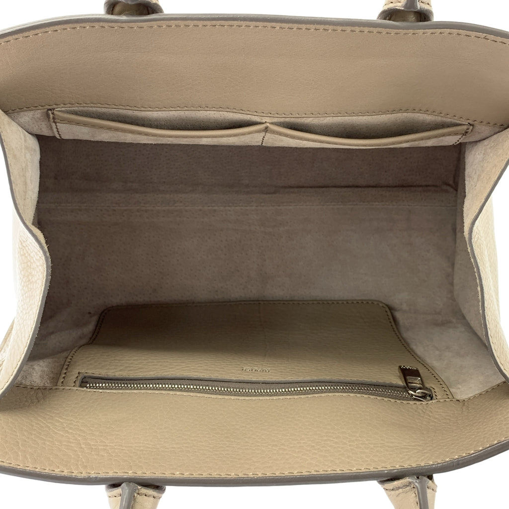 HIROFU / 히로후 | H 로고 시보 가죽 가죽 핸드백 |