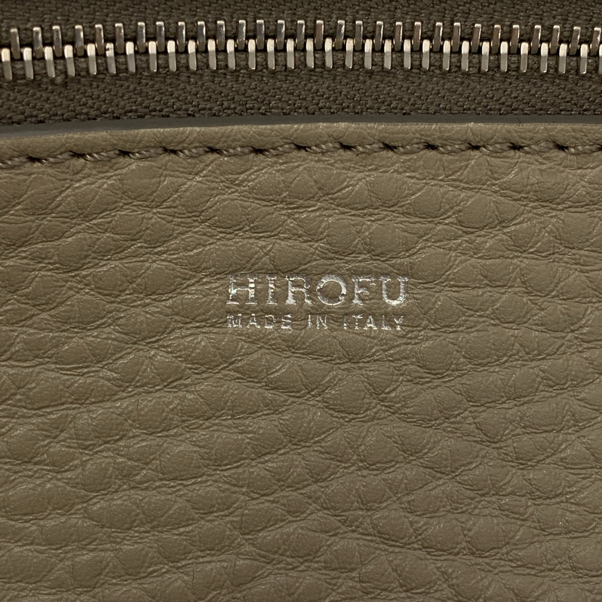 HIROFU / 히로후 | H 로고 시보 가죽 가죽 핸드백 |