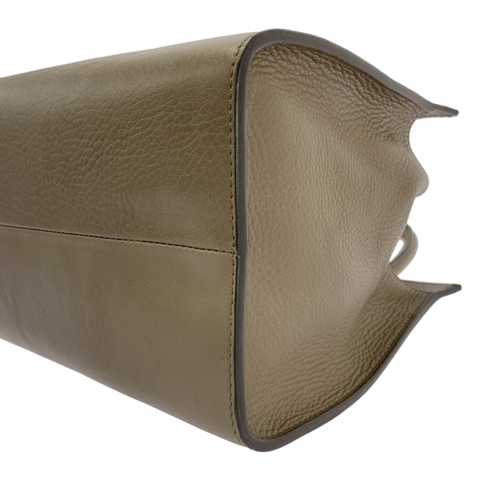 HIROFU / 히로후 | H 로고 시보 가죽 가죽 핸드백 |