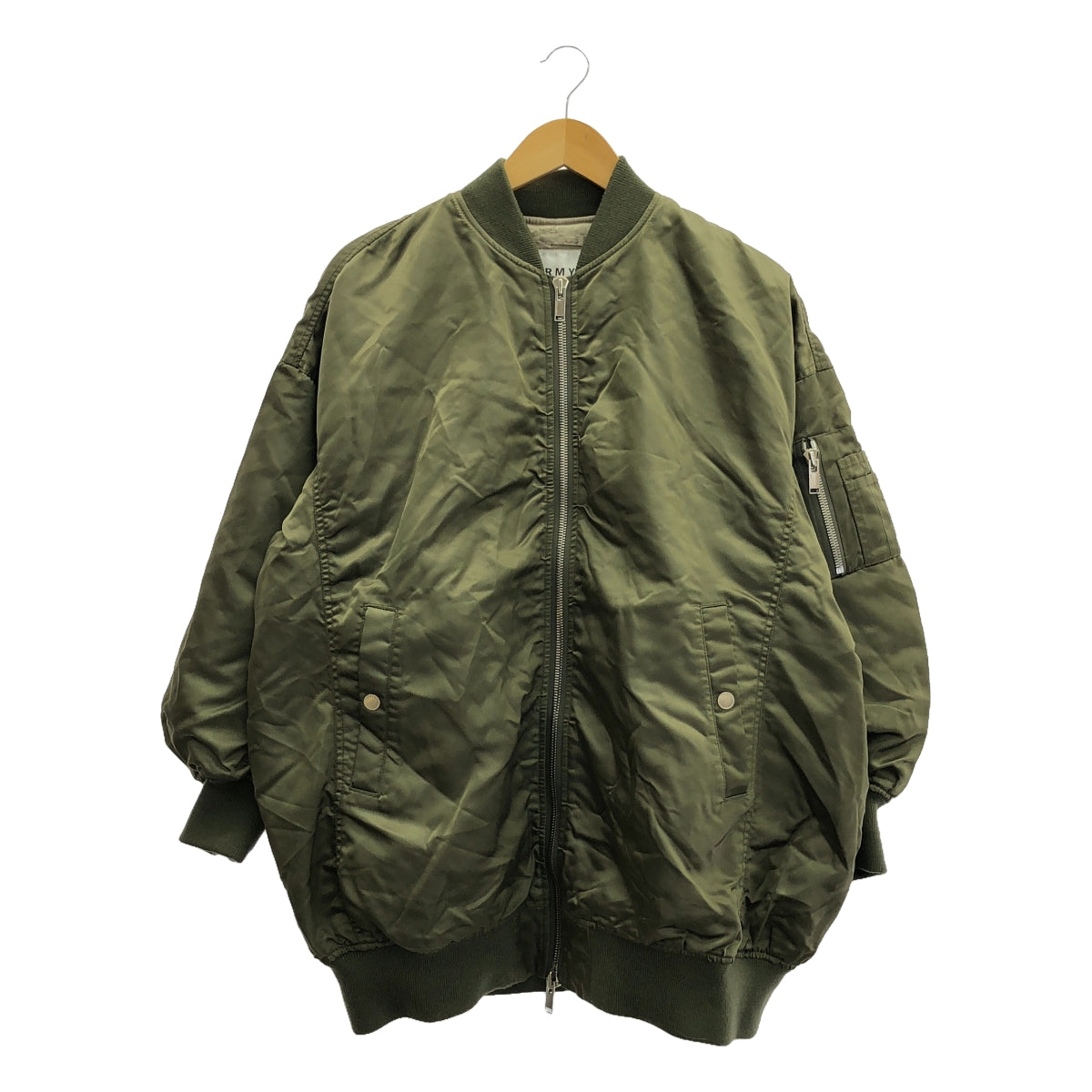 upper hights / アッパーハイツ | THE U-1 / MA-1ブルゾン ジャケット | 0 | カーキ | レディース