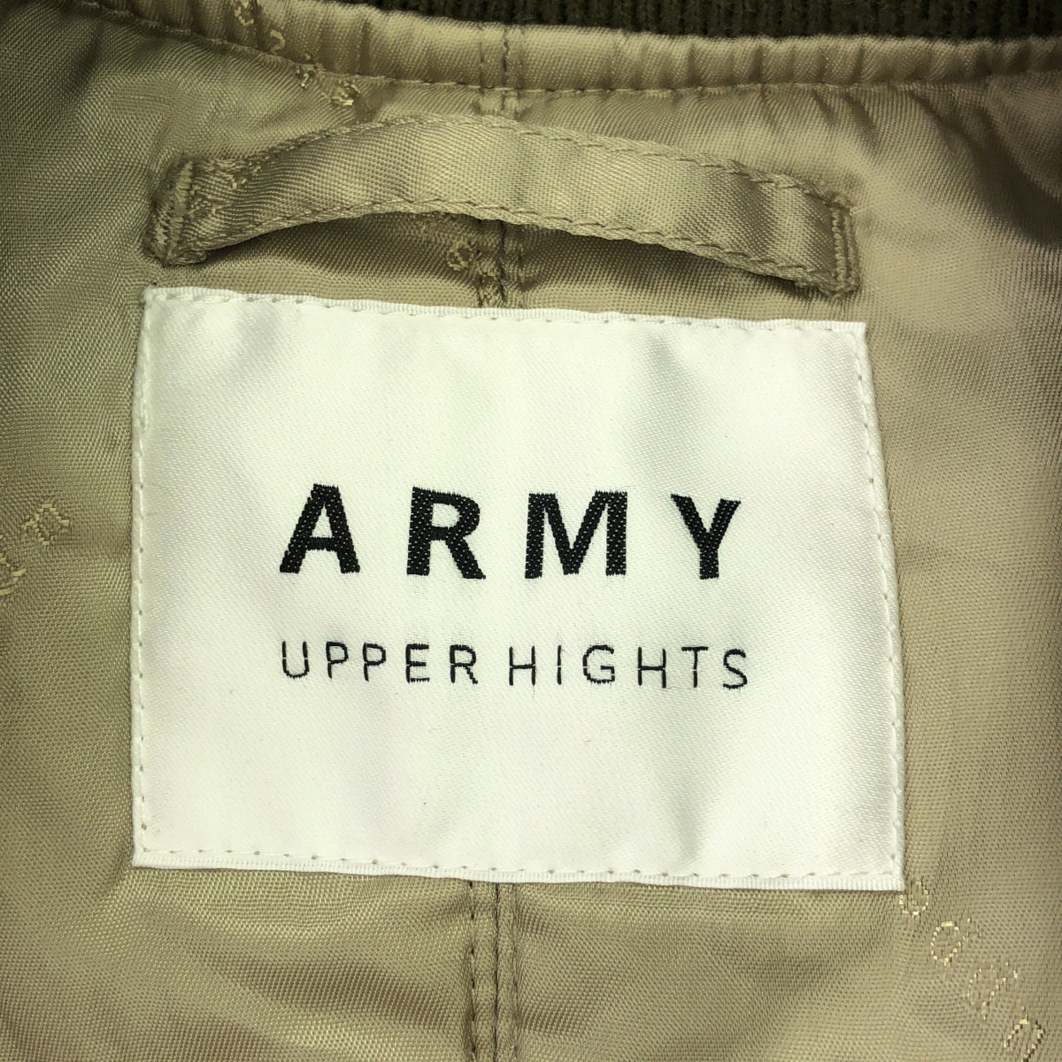 upper hights / アッパーハイツ | THE U-1 / MA-1ブルゾン ジャケット | 0 | カーキ | レディース