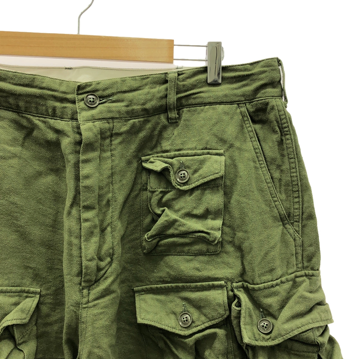 Engineered Garments | FA Short | Drawstring Pocket Military Wide Shorts | XL | Men's