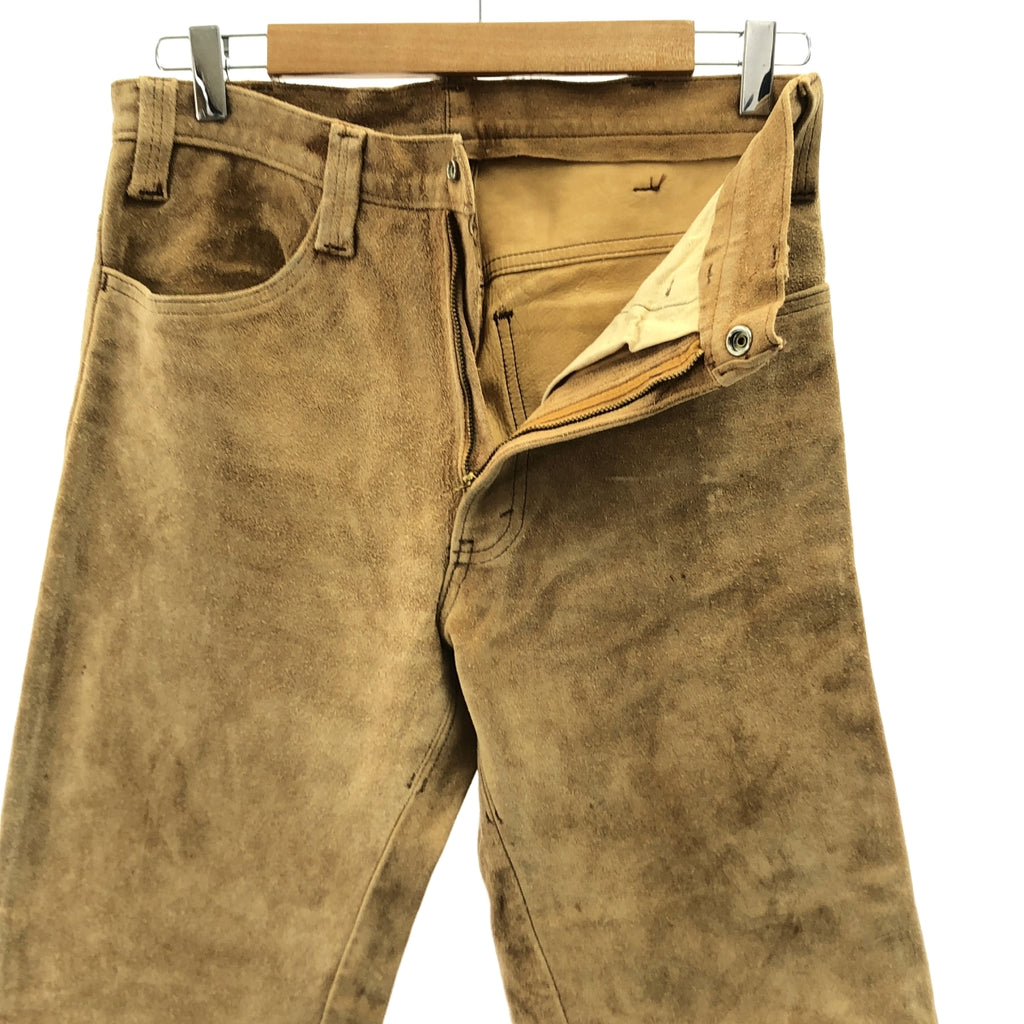 Levi's / リーバイス | 1960s | 517 BIGE 42TALON ジップ スエード ブーツカット パンツ |