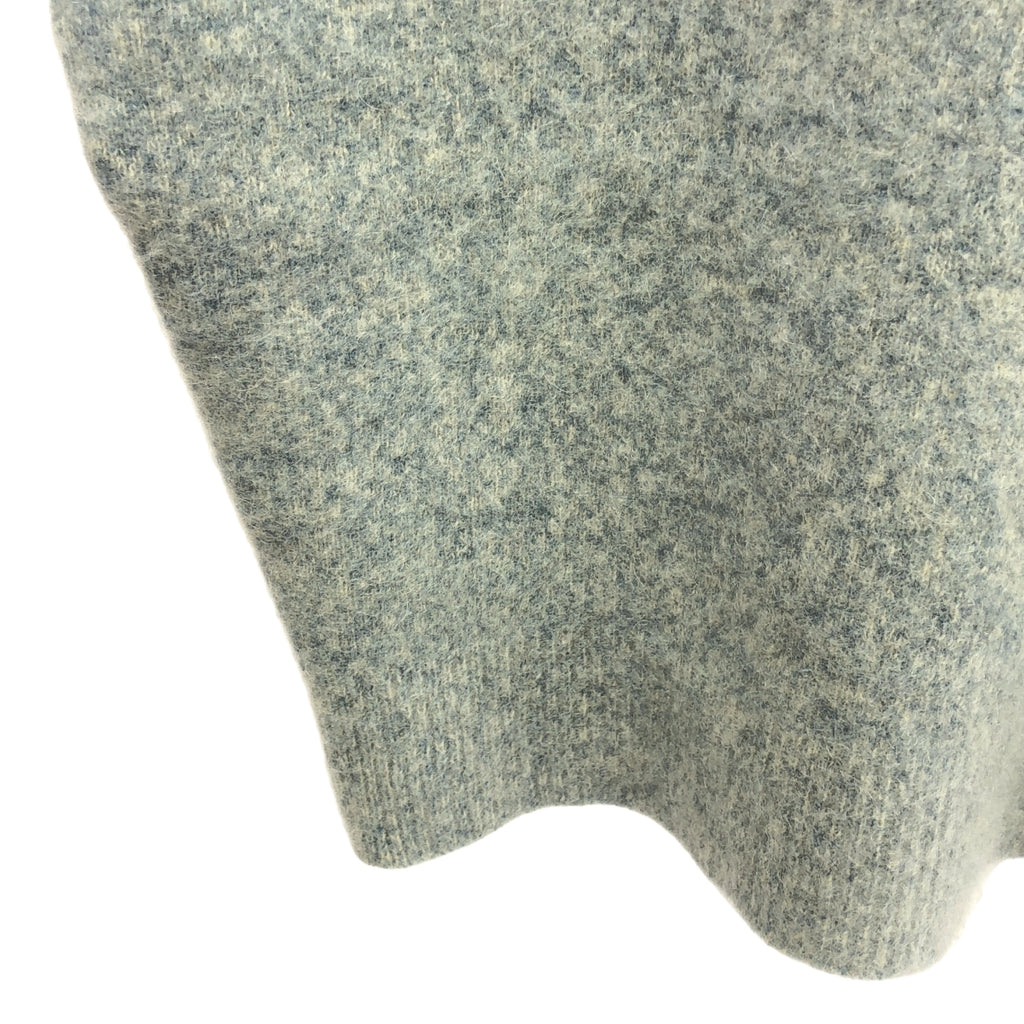 【미품】 AURALEE / 오라리 | 2023AW | MILLED YAK CASHMERE KNIT TEE / 캐시미어 니트 풀오버 | 1 | LIGHT BLUE | 여성