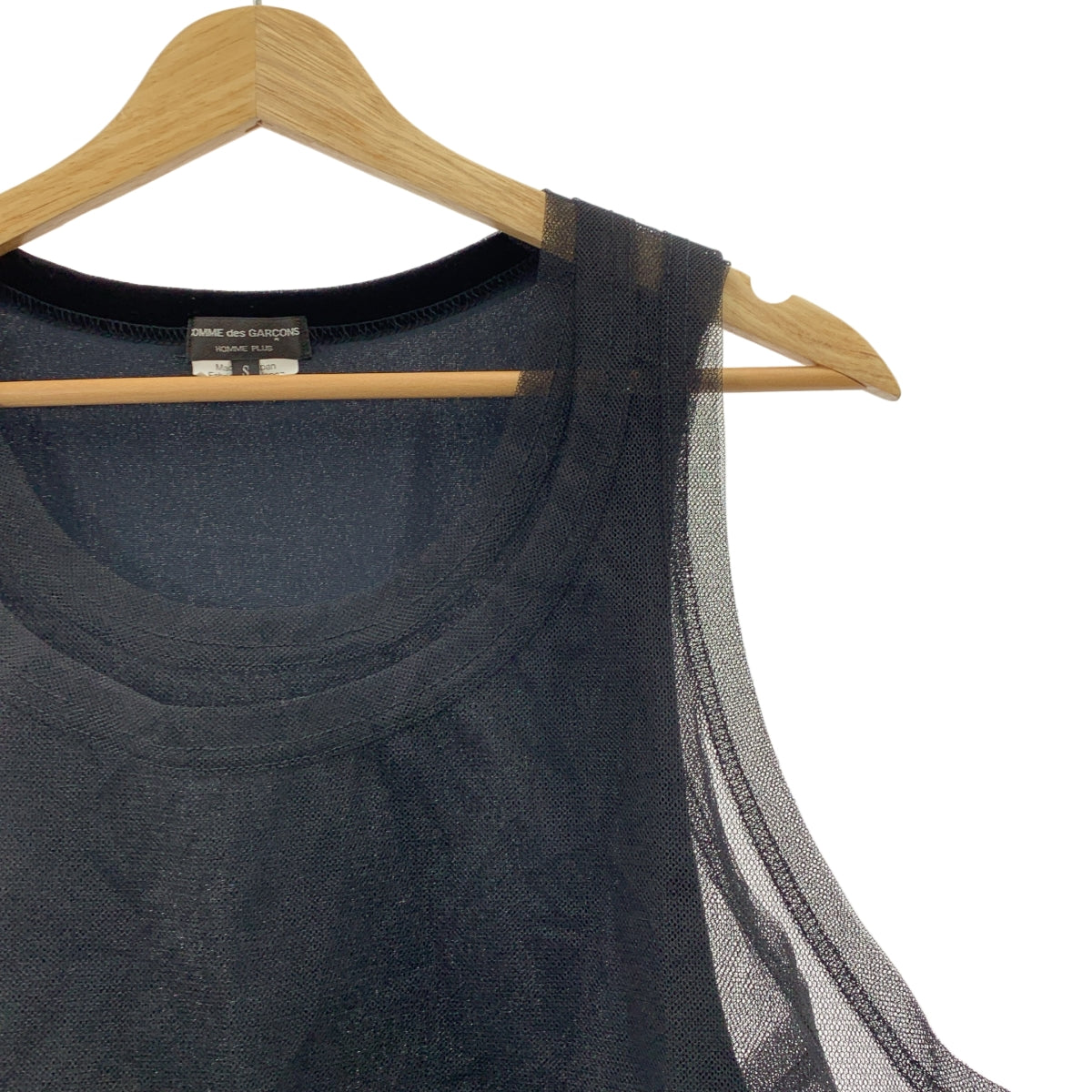 COMME des GARCONS HOMME PLUS / コムデギャルソンオムプリュス | 2025SS | チュール レイヤード ロングタンクトップ | S |