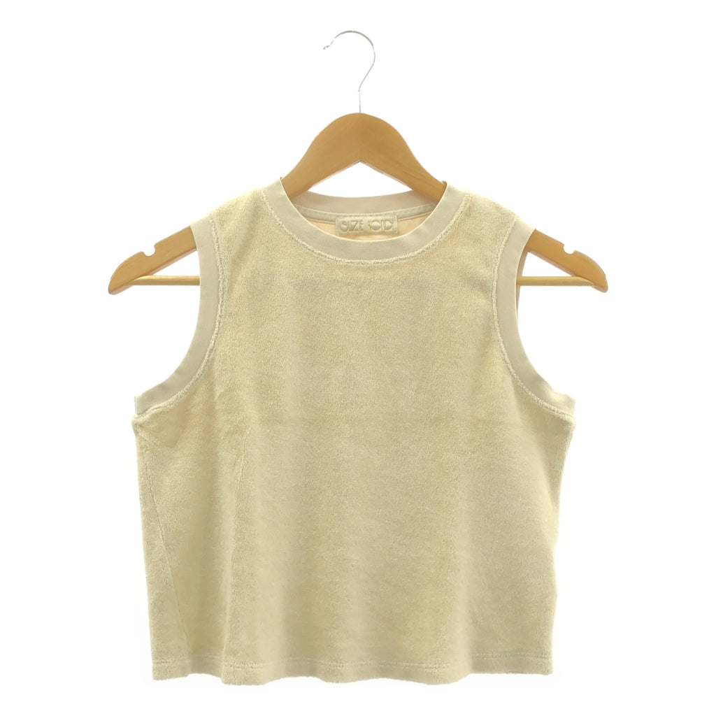 Suzie Kondi / スージー コンディ | パイル クルーネック タンクトップ | S |