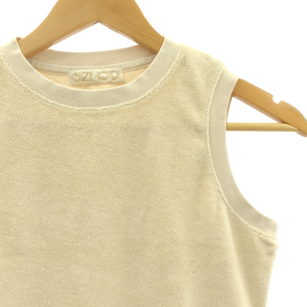 Suzie Kondi / スージー コンディ | パイル クルーネック タンクトップ | S |